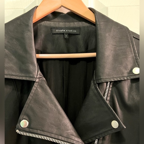 Elophe Studios Faux Leather Jacket - Picture 2 of 3